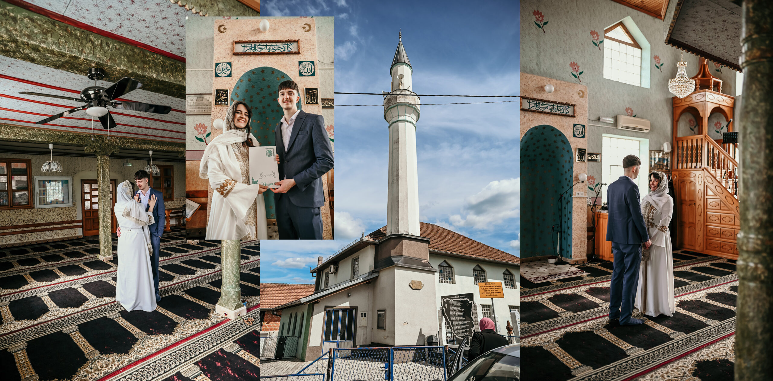 Šerijatsko vjenčanje u staroj džamiji u Dijelovima, Jezerski, Bosanska Krupa